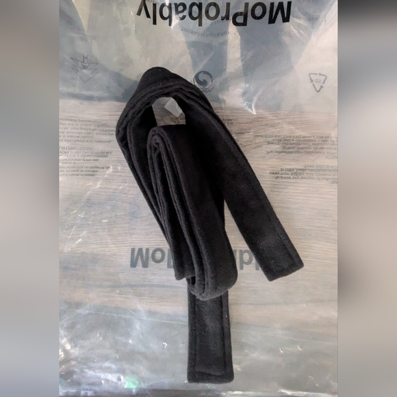 Black Babydoll Coat with Faux Fur Collar - Picture 11 of 12